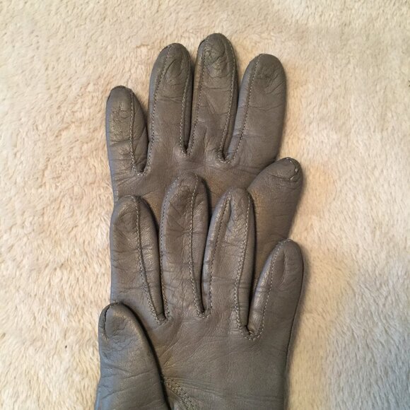 Genuine Leather gloves sz 6.5 - Picture 5 of 9